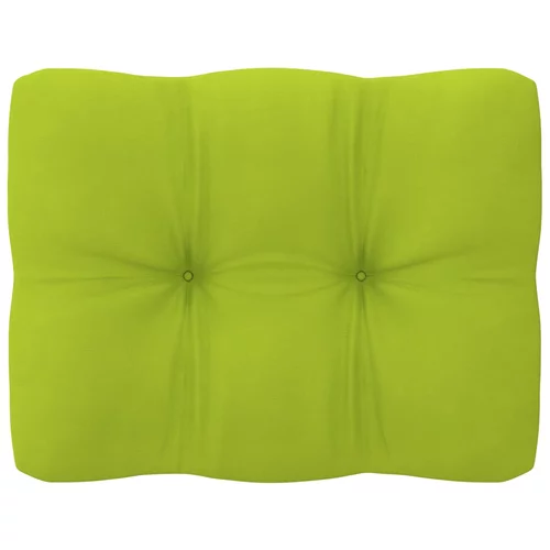 vidaXL Blazina za kavč iz palet svetlo zelena 50x40x10 cm
