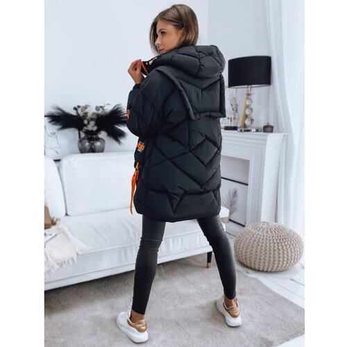 DStreet Women&amp;#039;s coat / jacket LEAH black TY3204 Slike