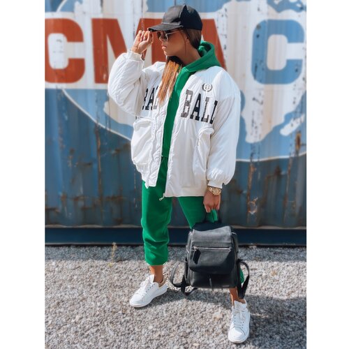 DStreet Women's BASKET baseball jacket white TY3118 Cene
