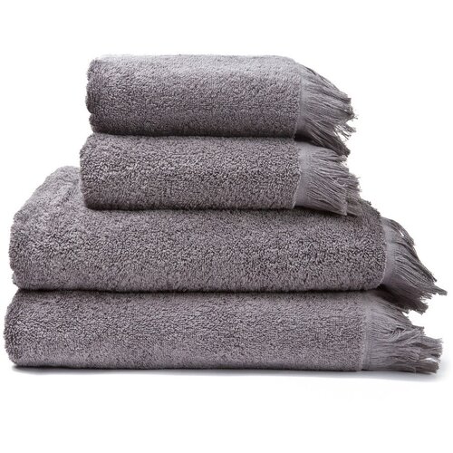 Bonami Selection Set od 2 siva manja i 2 veća ručnika od 100% pamuka 50 x 90 + 70 x 140 cm Slike