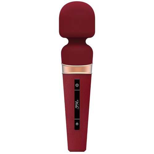 Viotec Titan Wand Vibrator Gold &amp;amp; Wine Red Slike