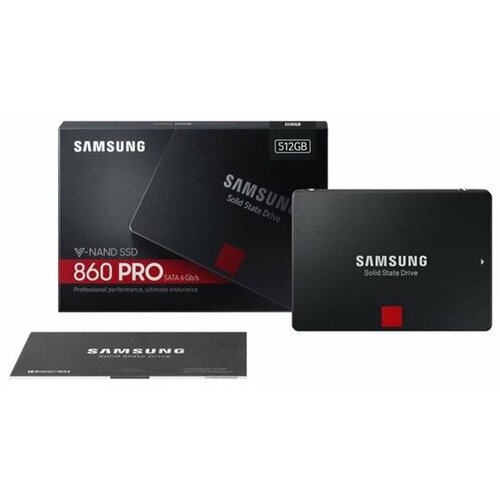 Samsung SATA III MZ-76P512B 860 PRO Series ssd hard disk Slike
