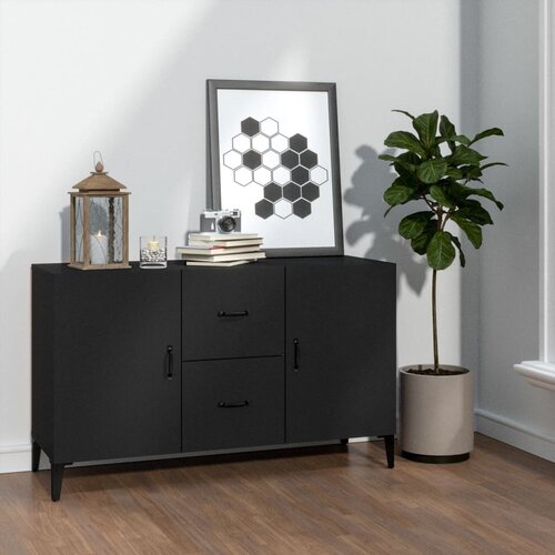 vidaXL komoda crna 100 x 36 x 60 cm od konstruiranog drva Cijene