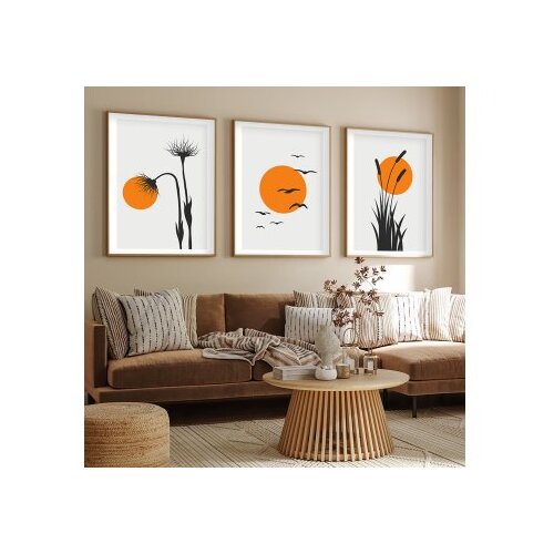 Wallity dekorativna slika Huhu228, 50x35cm, 3 dela Cene