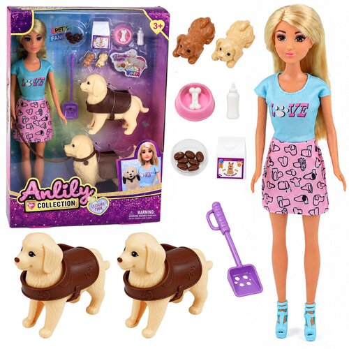 Anlily Big Dogs Doll Pet Grooming Accessories Set Slike