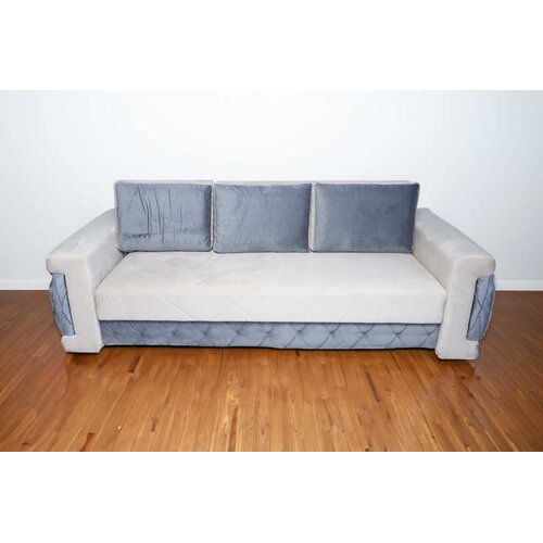 EuroAF Trosed Grof Barija Kocka, 195x150 cm, Belo-plava Slike