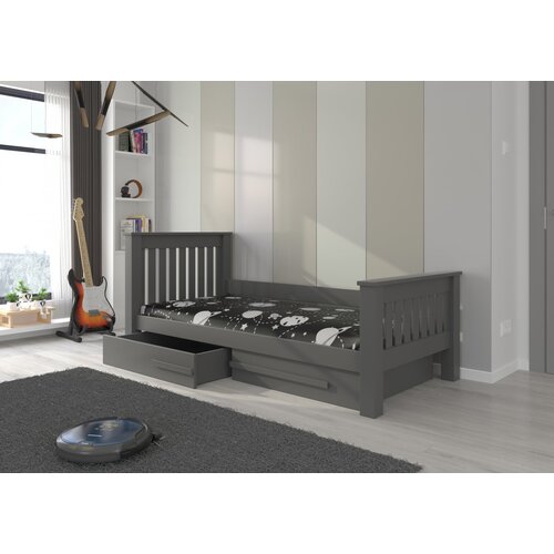 ADRK Tinejd�erski krevet CARMEL s ladicama 180x80 cm - GRAFIT Cijene