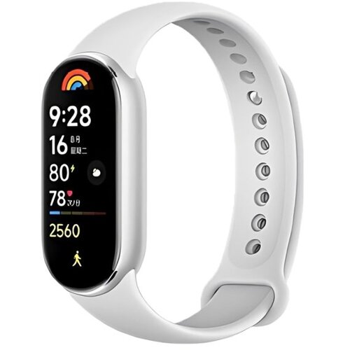 Xiaomi smart band 9 silver pametna narukvica BHR8340GL Slike