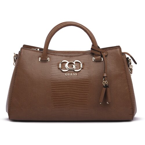 Guess Torbe COG SALINGE LUXURY SATCHEL Kostanjeva Slike