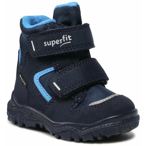 Superfit Čizme za snijeg 'Husky' kobalt plava / nebesko plava / siva
