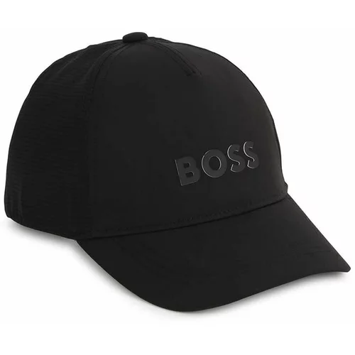 Boss Otroška baseball kapa črna barva