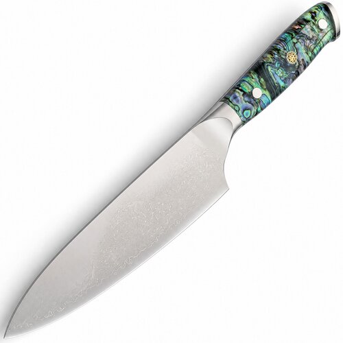 MAKAN Damast kuhinjski nož ZI-42074 - Chef / Večbarvna / Tip2 Cene