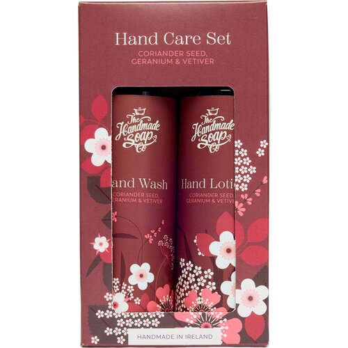 The Handmade Soap Company Hand Care Set - Hand Wash &amp;amp; Hand Lotion - Coriander Seed, Geranium &amp;amp; Vetiver Slike