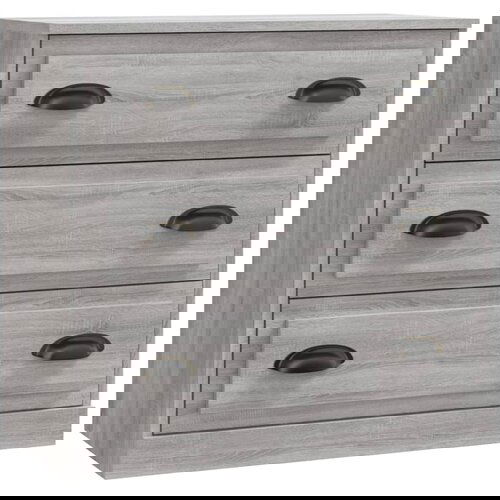 Maison Chic Komoda - Predalnik siva sonoma 70x35,5x67,5 cm inženirski les, (21717596) Slike