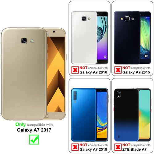  3x Oklepna folija, združljiva z Samsung Galaxy A7 2017 - Za&amp;scaron;čitna folija v visoka prosojnost - 3-pack Kaljeno za&amp;scaron;čitno steklo za zaslone s trdoto 9H in združljivostjo s 3D dotikom, (20548874) Slike