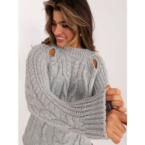 BADU Sweater-BA-SW-1560.19-grey Slike