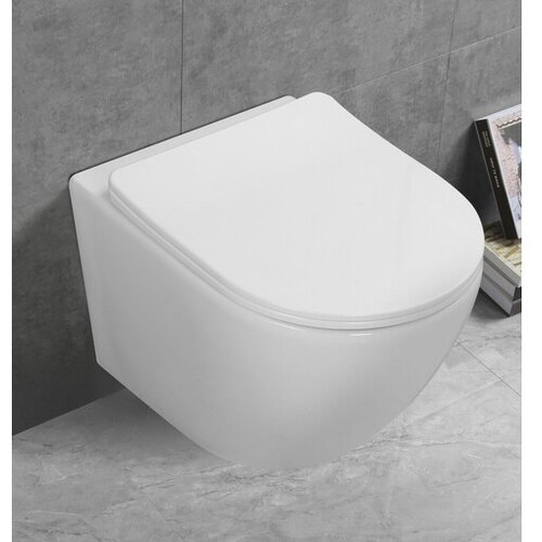 Kerra WC &scaron;koljka viseča KASOS Rimless z desko soft close Cene