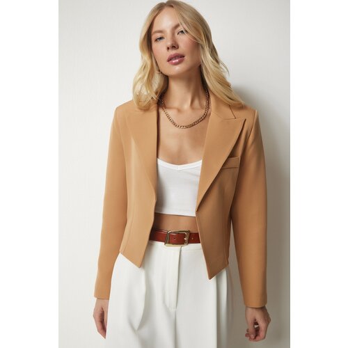  Women&amp;#039;s Biscuit Double Breasted Collar Blazer Jacket Slike