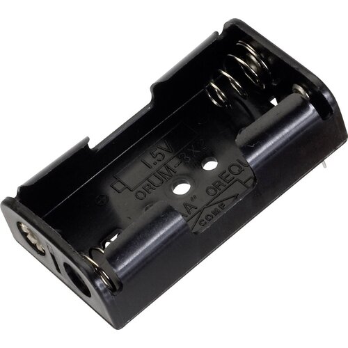 TRU COMPONENTS Nosilec baterij 2x Mignon (AA) Kontaktni drogovi BH-321-1P Držalo za baterije 2x Mignon (AA) kontaktni pol BH-321-1P, (20635921) Cene