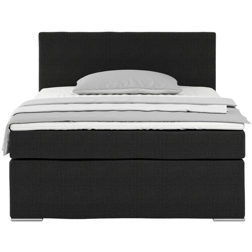 Based Postelja Boxspring Nero --, Črna, 140x200 Slike