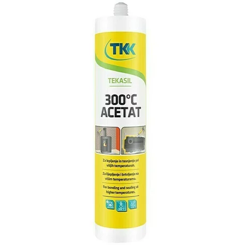  Masa za brtvljenje Tekasil 300 C Acetat (Crne boje, 300 ml)