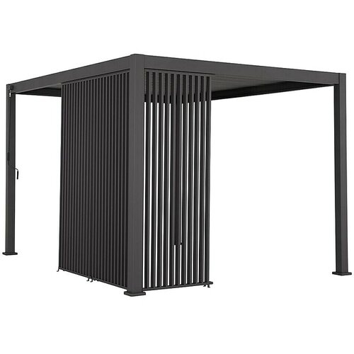 SUNFUN Bočna stena za paviljon Lucca (Š x V: 123,5 x 234 cm, Vertikalne lamele, Za paviljon Lucca dolžine 400 cm) Cene