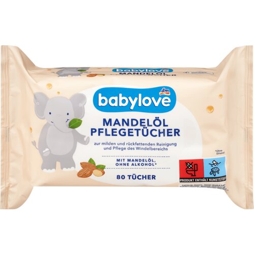 babylove Vlažne maramice za bebe sa bademovim uljem 80 kom Cene