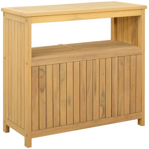  Vrtna konzola Svijetla akacija 80 x 35 x 75 cm Slike