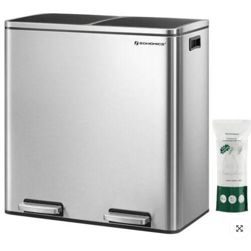 Songmics waste separation bin 2x30L, LTB60NL Cijene