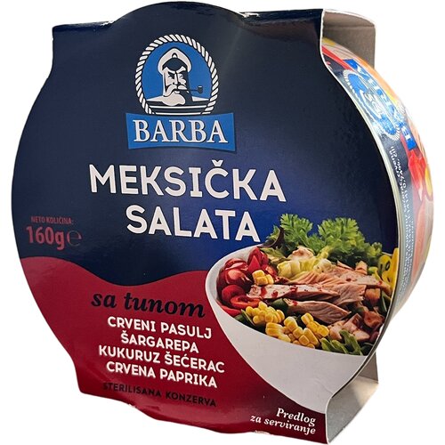 Barba tuna meksička salata, 160g Cene