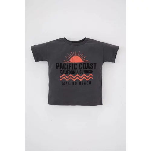 Defacto Baby Boy Regular Fit Printed Short Sleeve T-Shirt