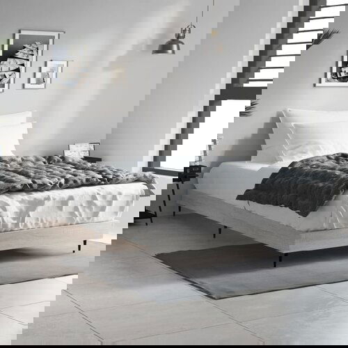 vidaXL Okvir za krevet boja hrasta 90x200 cm od konstruiranog drva Cene
