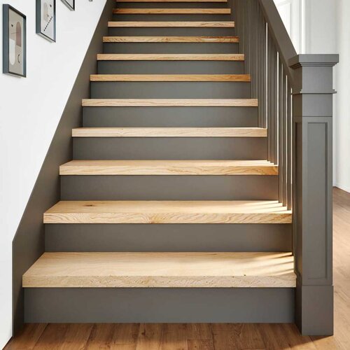 vidaXL Podloge za stopnice 4 kosi 100x30x2 cm trdna hrastovina Cene