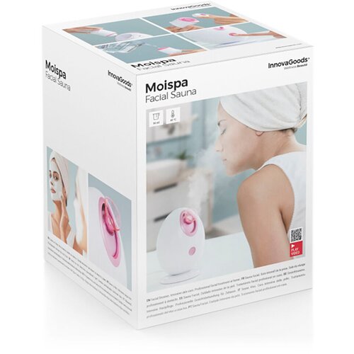 Paket Set Električna Parna Sauna i Električni Čistač Pora InnovaGoods Slike