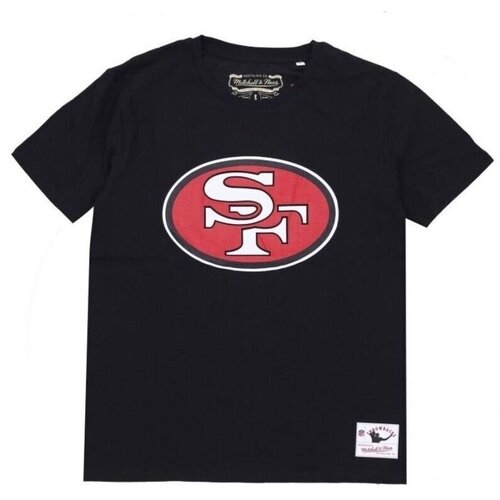 Mitchell And Ness Majice s kratkimi rokavi Nfl Team Logo Tee San Francisco M 49erss Črna Cene