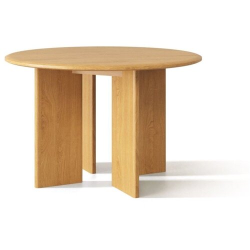 Micadoni Okrugao blagovaonski stol od punog hrasta &amp;oslash; 120 cm Charlotte &amp;ndash; Slike