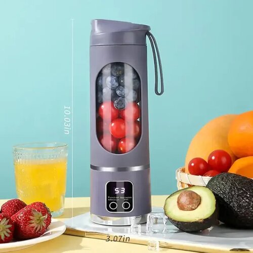  prenosivi mini blender 450 ml za smutije, sokove i &scaron;ejkove ljubičasta Cene