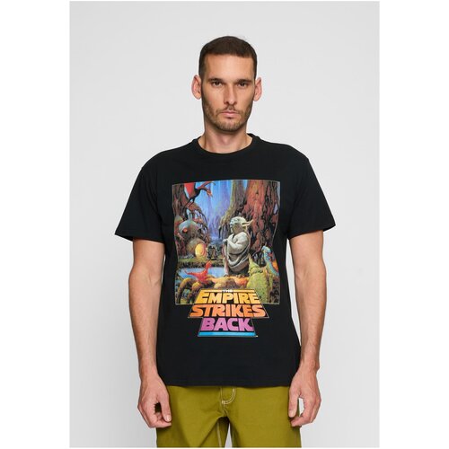 Merchcode Black Star Wars Yoda Poster T-Shirt Cijene