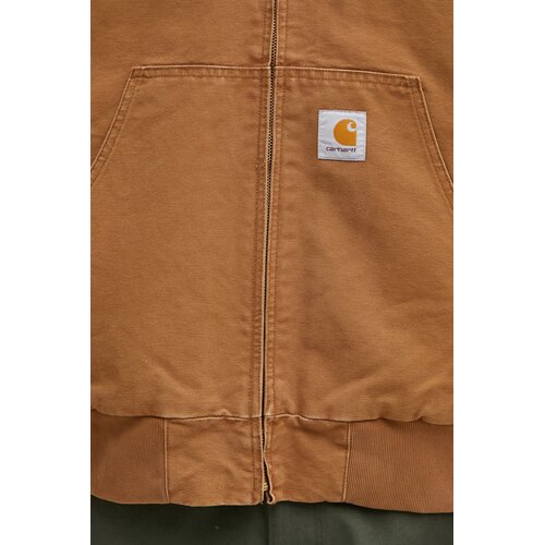 Carhartt WIP Pamučna jakna OG Active Jacket boja: smeđa, za prijelazno razdoblje, I035891.HZ4O Slike