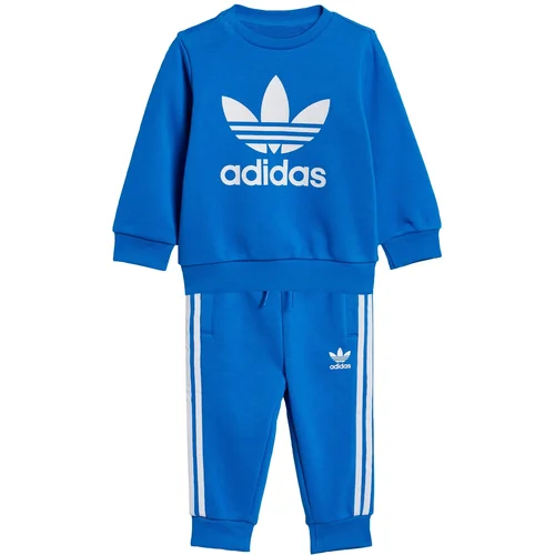 Adidas Športna trenirka modra / bela