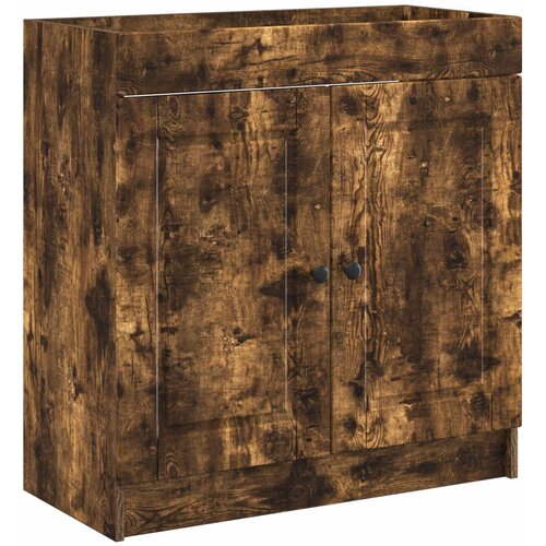 vidaXL Omarica pod umivalnikom Dimljen hrast 56 x 37,5 x 81 cm, (5000244994) Cene