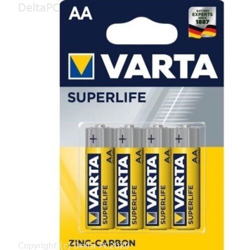 Varta Baterije AA Zinc-Carbon R6 4 KOM Cijene