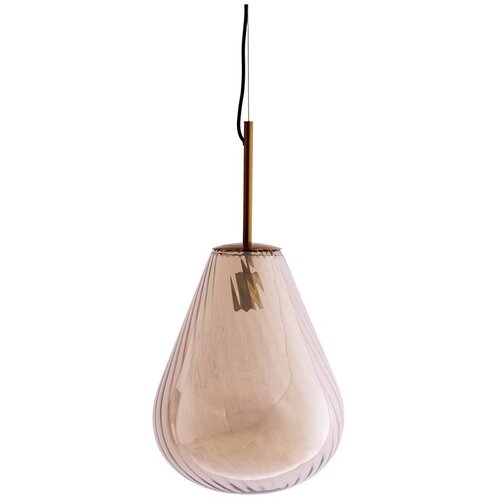 Light &amp;amp; Living Jantarna viseča svetilka s steklenim senčilom Leona &amp;ndash; Slike
