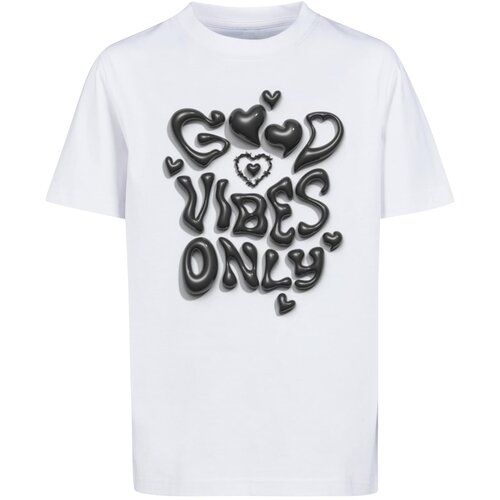 Mister Tee Children's T-shirt Good Vibes Only Heart white Cene