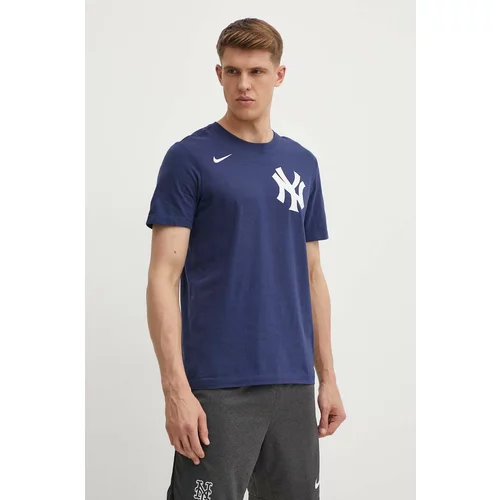 Nike Kratka majica New York Yankees moška, mornarsko modra barva