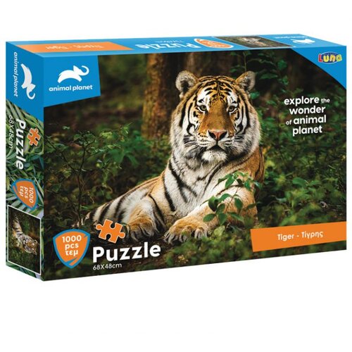 Puzzle 1000 KOM ANIMAL PLANET TIGAR DIAKAKIS 000570698 Cene
