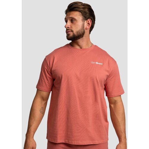 GymBeam Mu&scaron;ka Oversized majica Limitless Cinnamon Cene
