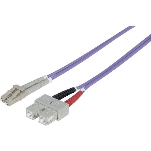 Intellinet 751186 steklena vlakna optična vlakna priključni kabel [1x LC-vtič - 1x mo&amp;scaron;ki konektor SC] 50/125 &amp;micro; Multimode OM4 20.00 m, (20437566) Slike