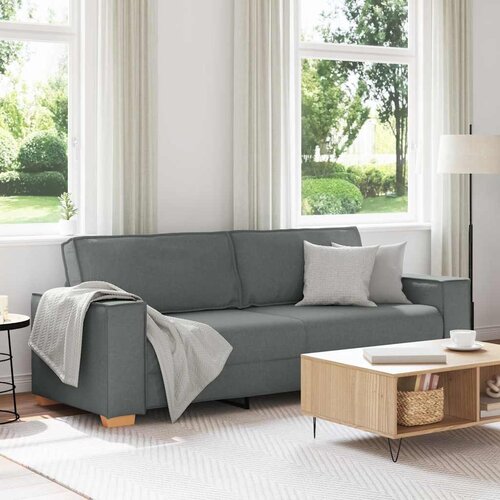 vidaXL Trosed Temno siv 180 cm blago Cene