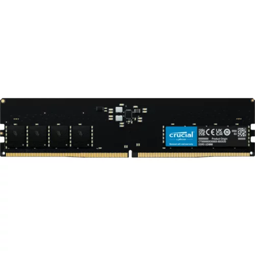 Crucial 32GB DDR5-4800 UDIMM PC5-38400 CL40, 1.1V CT32G48C40U5